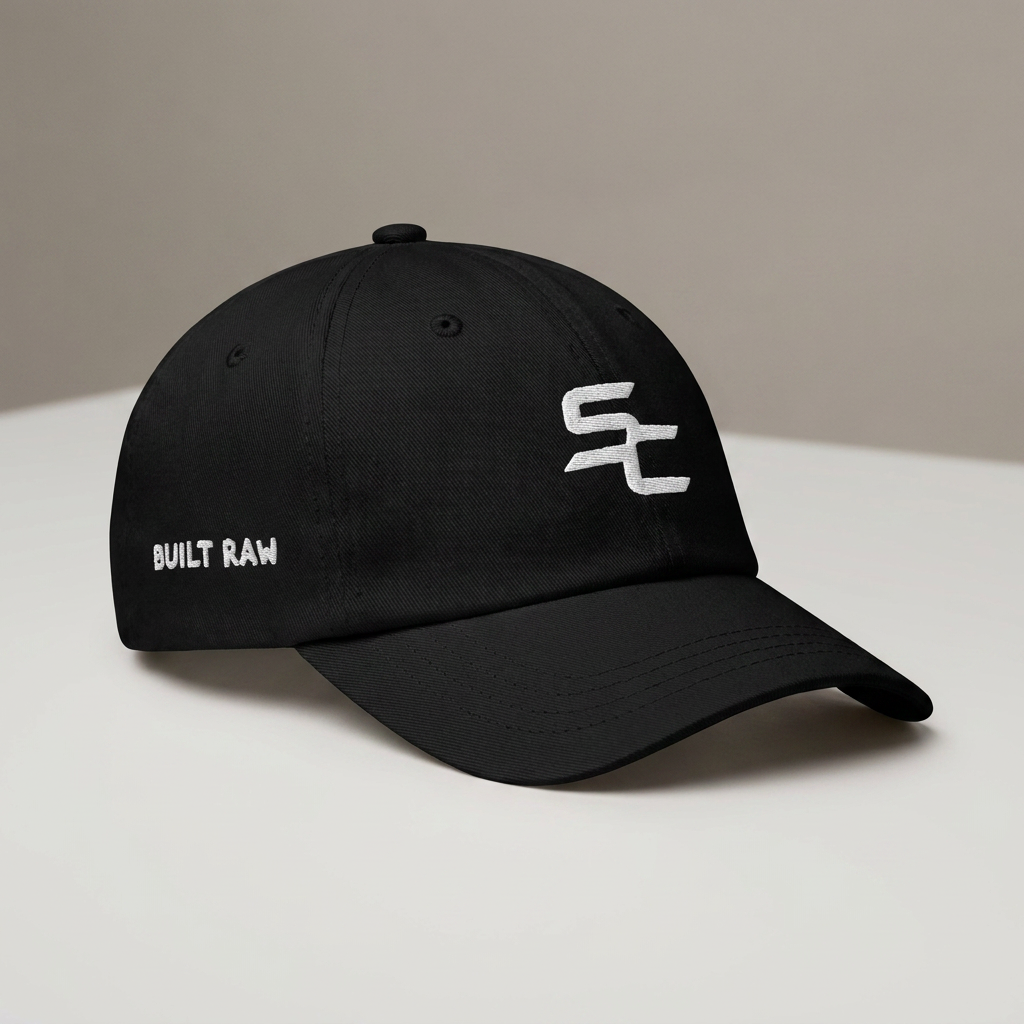 Simple Code® Built Raw Cap — Minimal Streetwear Dad Hat