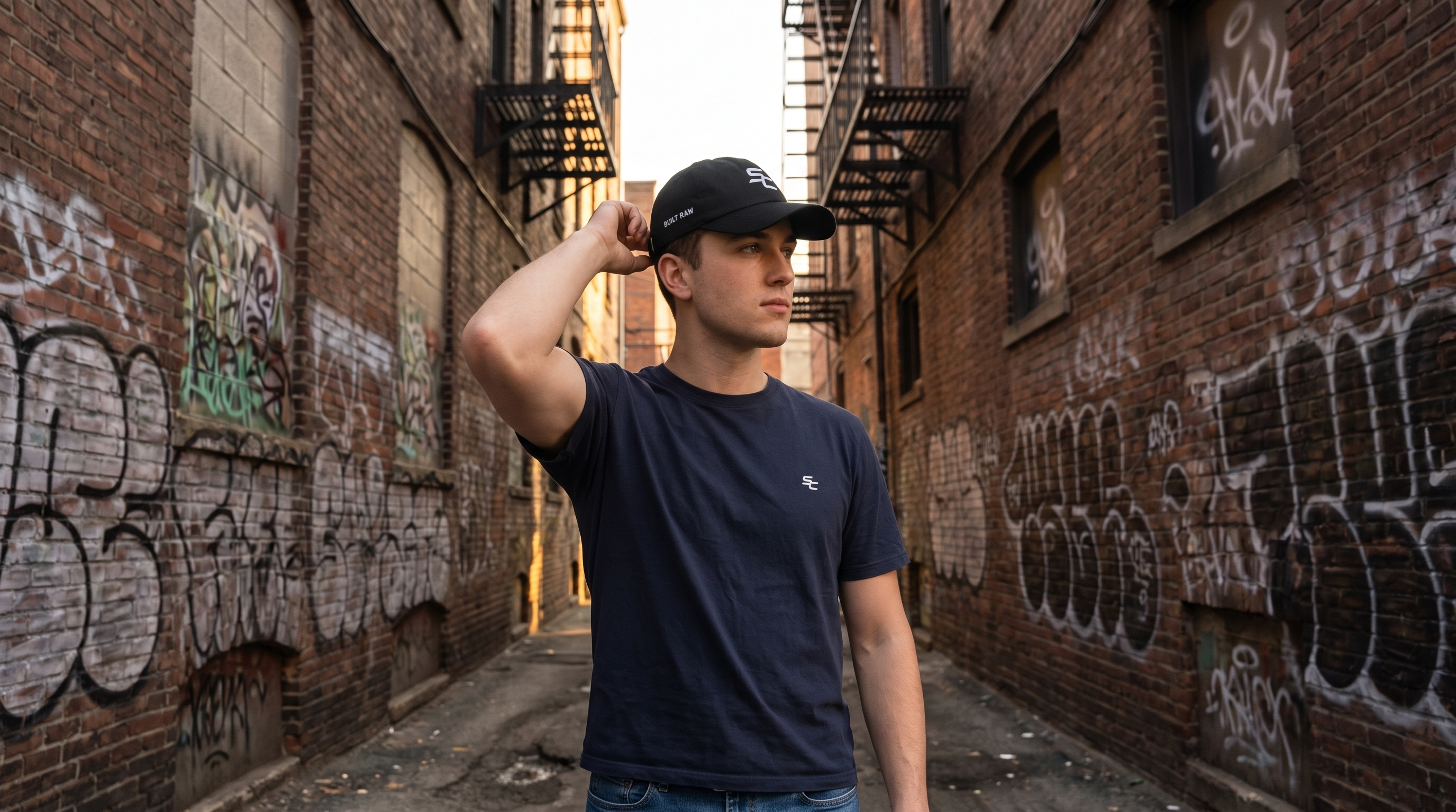 Simple Code® Built Raw Cap — Minimal Streetwear Dad Hat