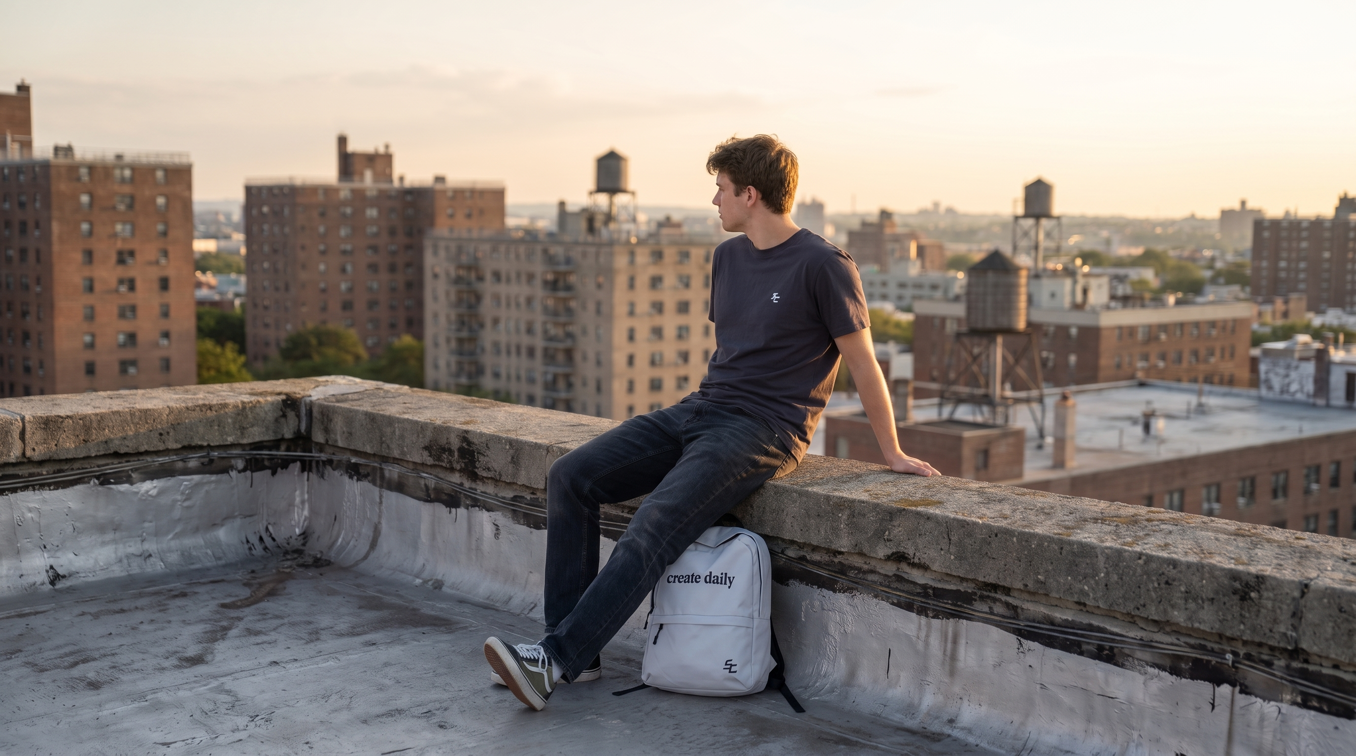 Simple Code® No Distractions Oversized T-Shirt — Minimal Streetwear